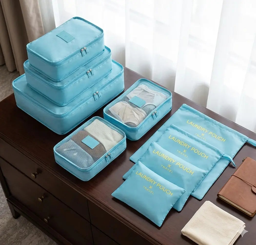 Travel Packing Cube Organizer Set (6 PCS) – Suitcase Storage System Travel Essentials Co.