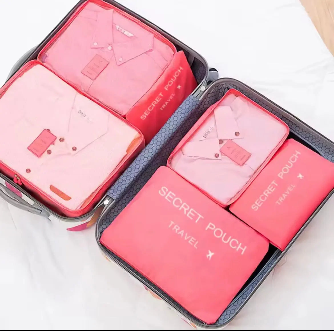 6-Piece Compression Packing Cubes – Travel Organizer Bags Travel Essentials Co.